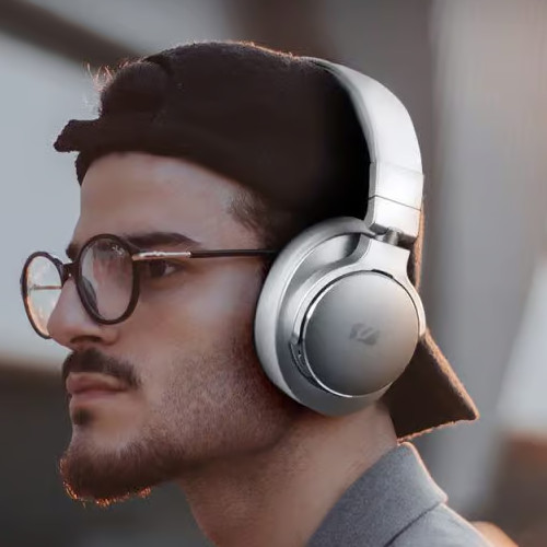 Auriculares Diadema Bluetooth Muse M278BTW Blanco - foto 3