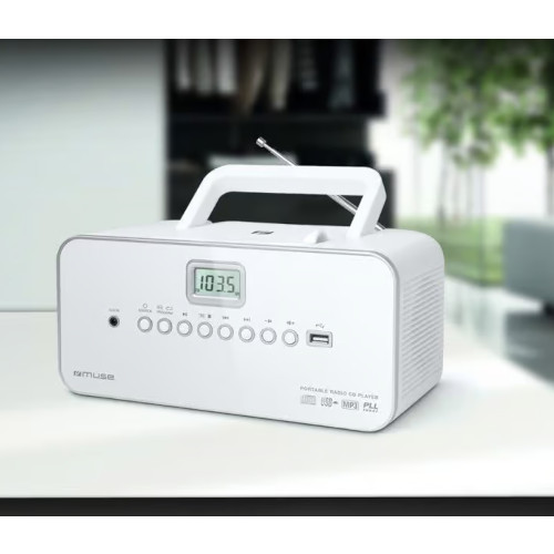 Radio CD USB Muse M28RDW Blanco - foto 2