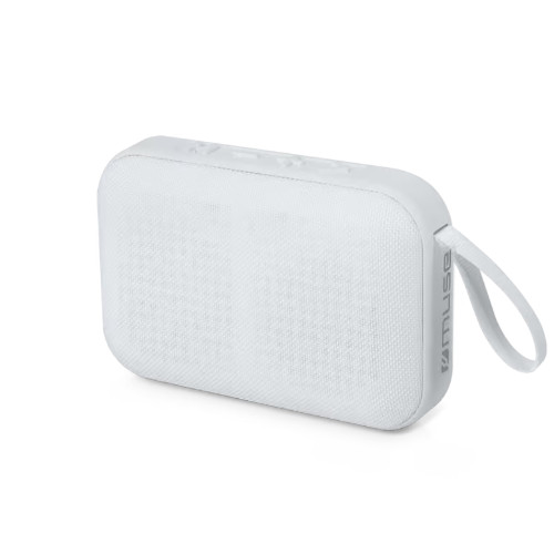 Altavoz Muse M308BTW Bluetooth USB Micro SD Portátil Blanco