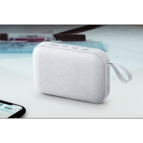 Altavoz Muse M308BTW Bluetooth USB Micro SD Portátil Blanco - foto 3
