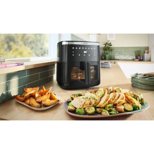 Freidora de Aire 7,2L 1800W Bosch MAF671B1 Negro - foto 2
