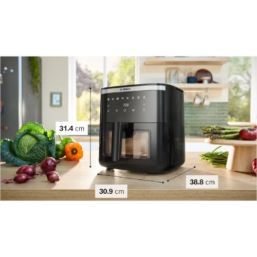 Freidora de Aire 7,2L 1800W Bosch MAF671B1 Negro - foto 3