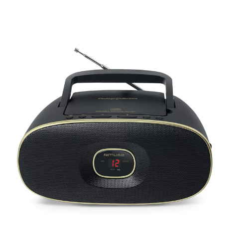Radio CD Muse MD202VT Portátil Negro