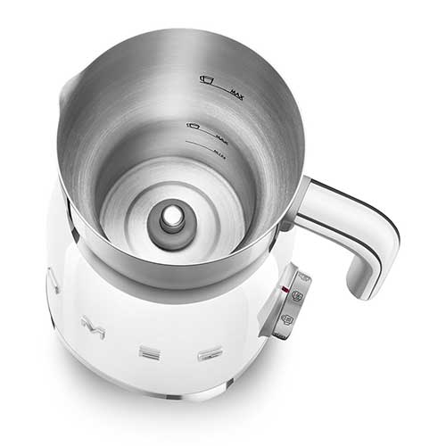 Espumador de Leche 500W 600ml Smeg MFF11WHEU Blanco - foto 3
