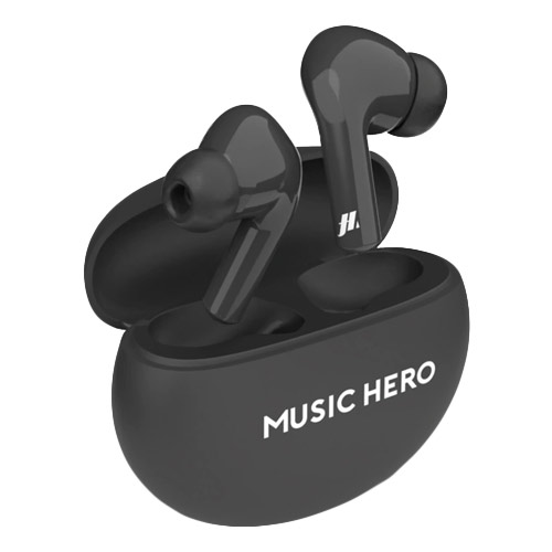 Auriculares Botón Music Hero TWS X-BEAT Bluetooth Negro