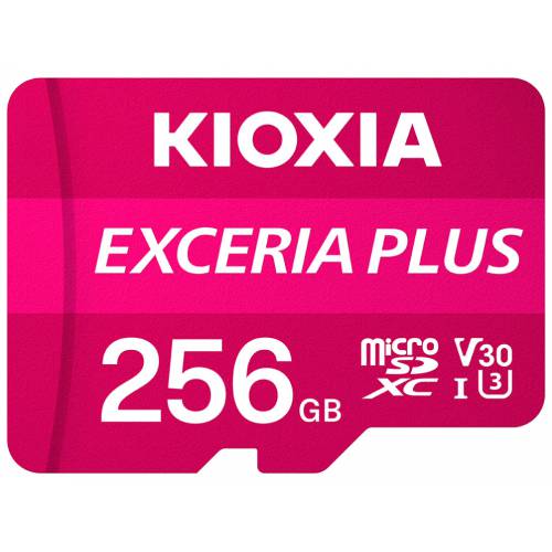 MICRO SD KIOXIA 256GB EXCERIA PLUS UHS-I C10 R98 CON ADAPTADOR