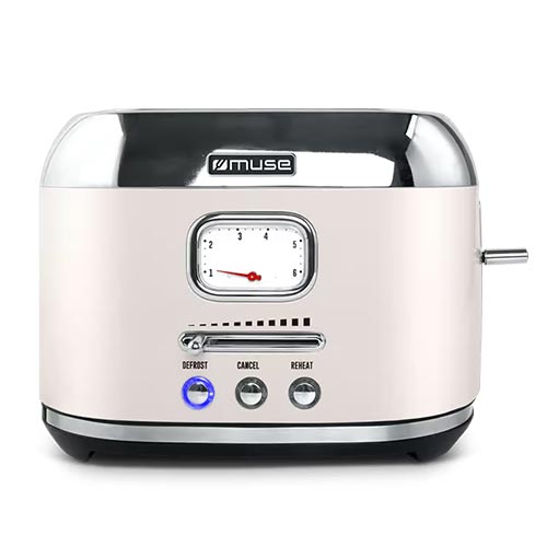 Tostador 2 Rebanadas 1000W Muse MS120SC Crema - foto 2