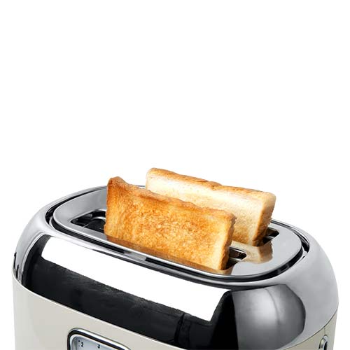 Tostador 2 Rebanadas 1000W Muse MS120SC Crema - foto 3