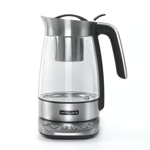 Hervidor 1,2L 2200W Muse MS320T Cristal