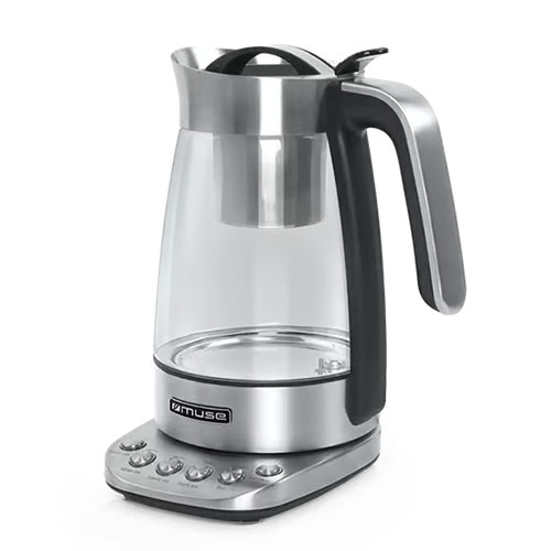 Hervidor 1,2L 2200W Muse MS320T Cristal - foto 2