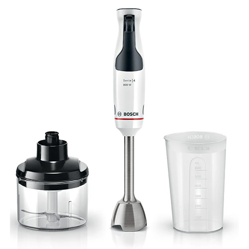 Batidora Mano 800W Bosch ErgoMaster MSM4W420 Blanco