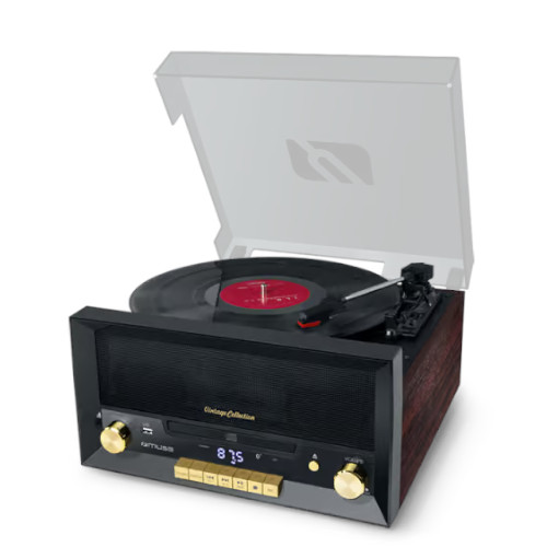 Giradiscos CD USB Estereo Muse MT112W