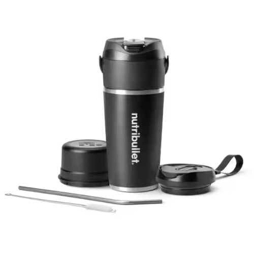 Batidora Portátil 590ml Nutribullet Flip NBP016B 11.1V Batería USB-C Negro