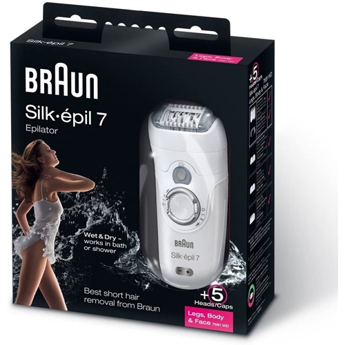 Depiladora Braun Silk Epil 7681WD Wet&Dry + FG1100 - foto 2