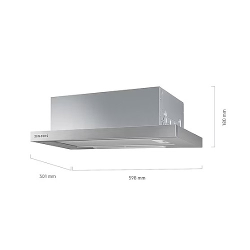 Campana 60cm Extraíble Samsung NK24M1030ISUR 392m3h Inox C. - foto 2