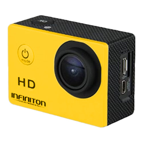 Cámara deportiva CAM LITE HD INFINITON Amarilla