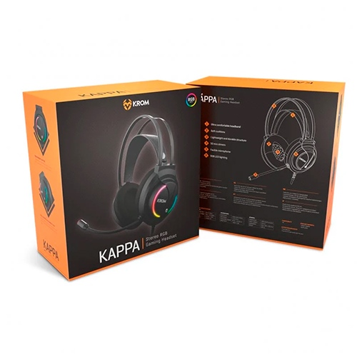 Auriculares Gaming Krom Kappa RGB con Micro - foto 3