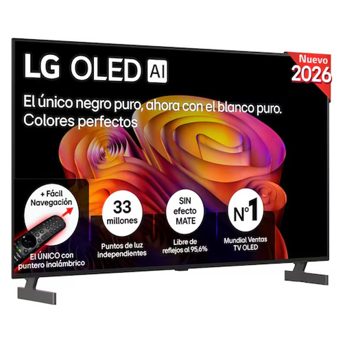 Televisión OLED 55" 4K LG OLED55B6ELC Smart TV webOS 26 Clase F