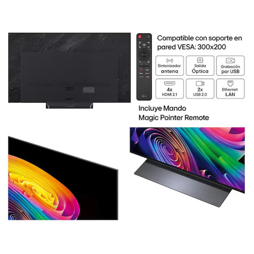 Televisión OLED evo 55" 4K LG OLED55C64LA Smart TV webOS 26 Clase F - foto 3