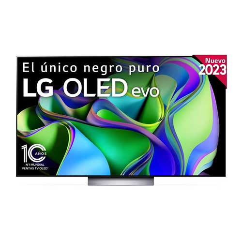 Televisor OLED 65" 4K UHD LG OLED65C34LA WebOs23 Clase F