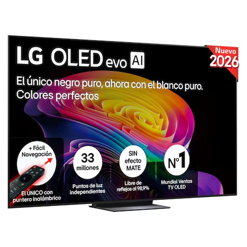 Televisión OLED evo 83" 4K LG OLED83C64LA Smart TV webOS 26 Clase D