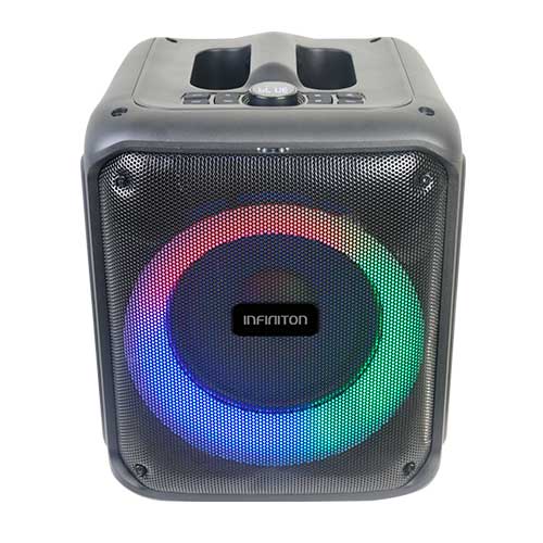 Altavoz Karaoke 70W Infiniton PARTYEQ07 Bluetooth Control Remoto Negro - foto 3