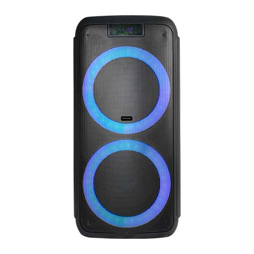 Altavoz Karaoke 180W Infiniton PARTYEQ20 Bluetooth FM/MICRO Control Remoto Negro - foto 2
