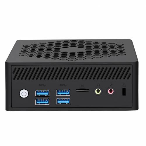 Leotec LEMPC09 PC/estación de trabajo barebone Cubo Negro