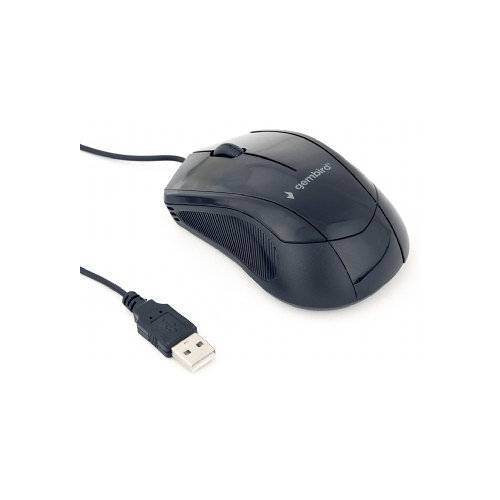 Gembird MUS-3B-02 ratón Oficina Ambidextro USB tipo A Óptico 1000 DPI
