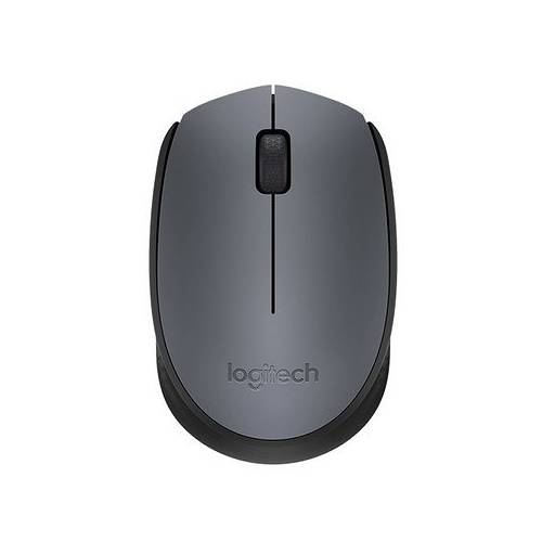 Logitech M170 Grey-K ratón Oficina Ambidextro RF inalámbrico Óptico 1000 DPI