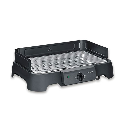 Barbacoa Eléctrica 2000W Severin PG8593 Cortavientos
