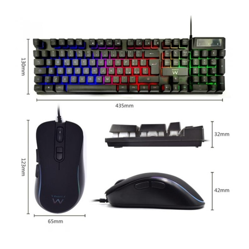 Teclado + ratón Gaming Ewent PL3201 USB - foto 3