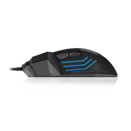 Ratón Ewent PL3300 gaming óptico 3200DPI USB negro - foto 3