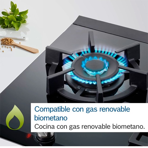 Cristalgas 60cm 3 Fuegos Bosch PNC6B6B90 Gas Natural - foto 2