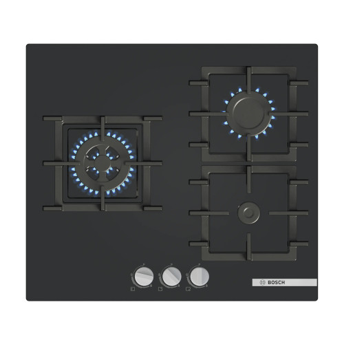 Cristalgas 3 Fuegos 60cm Bosch PNC6B6K40 Negro