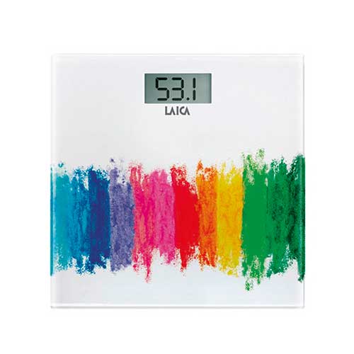 Báscula de Baño 180 kg LAICA Cristal Colores PS1062