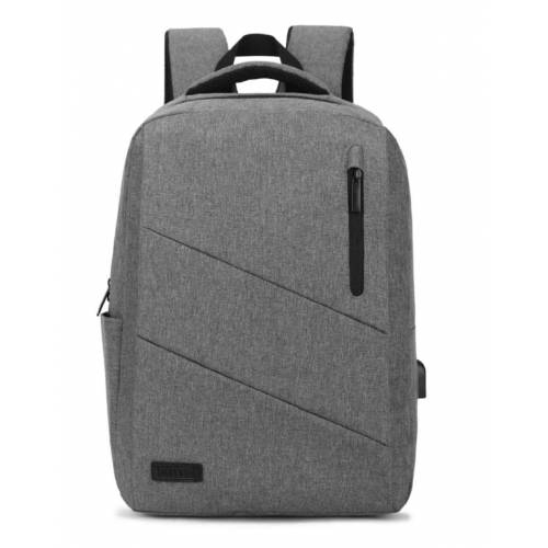 SUBBLIM City Backpack Mochila para portátil 15.6", Poliéster Oxford, Gris