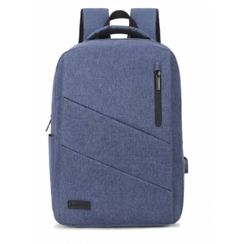 SUBBLIM City Backpack Mochila para portátil 15.6", Poliéster Oxford, Azul