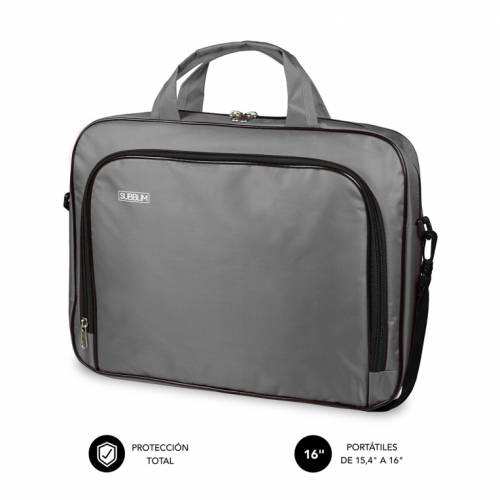 SUBBLIM SUB-LB-1OLB051 maletines para portátil 40,6 cm (16") Maletín Toploader Gris