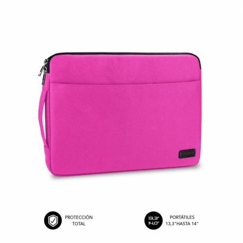 SUBBLIM Funda Ordenador Urban Laptop Sleeve 13,3-14" Pink