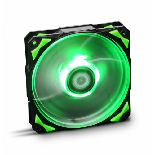 NOX Hummer H-Fan LED Carcasa del ordenador Ventilador 12 cm Negro, Verde, Blanco
