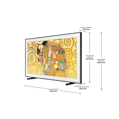 Televisor QLED 50" 4K UHD Samsung 50LS03BAU The Frame Smart TV Clase G - foto 3