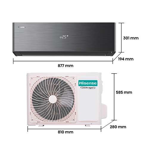 Aire Split 3010F/3354K Hisense QH35XV4BG Wifi A+++/A+++ - foto 3
