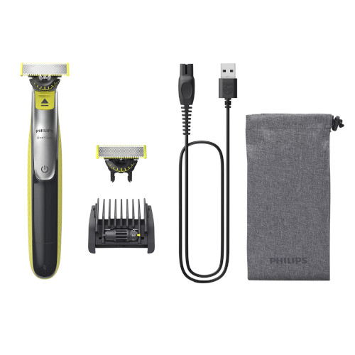 Recortadora Barba Philips One Blade 360 QP273431 Recorta, Perfila y Afeita