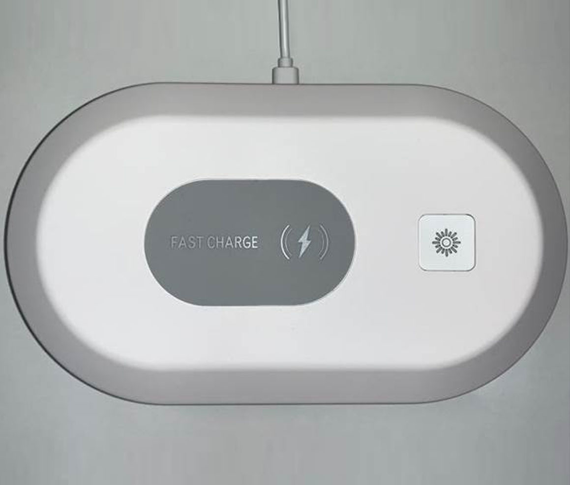 Esterilizador Box UV + Cargador Wireless