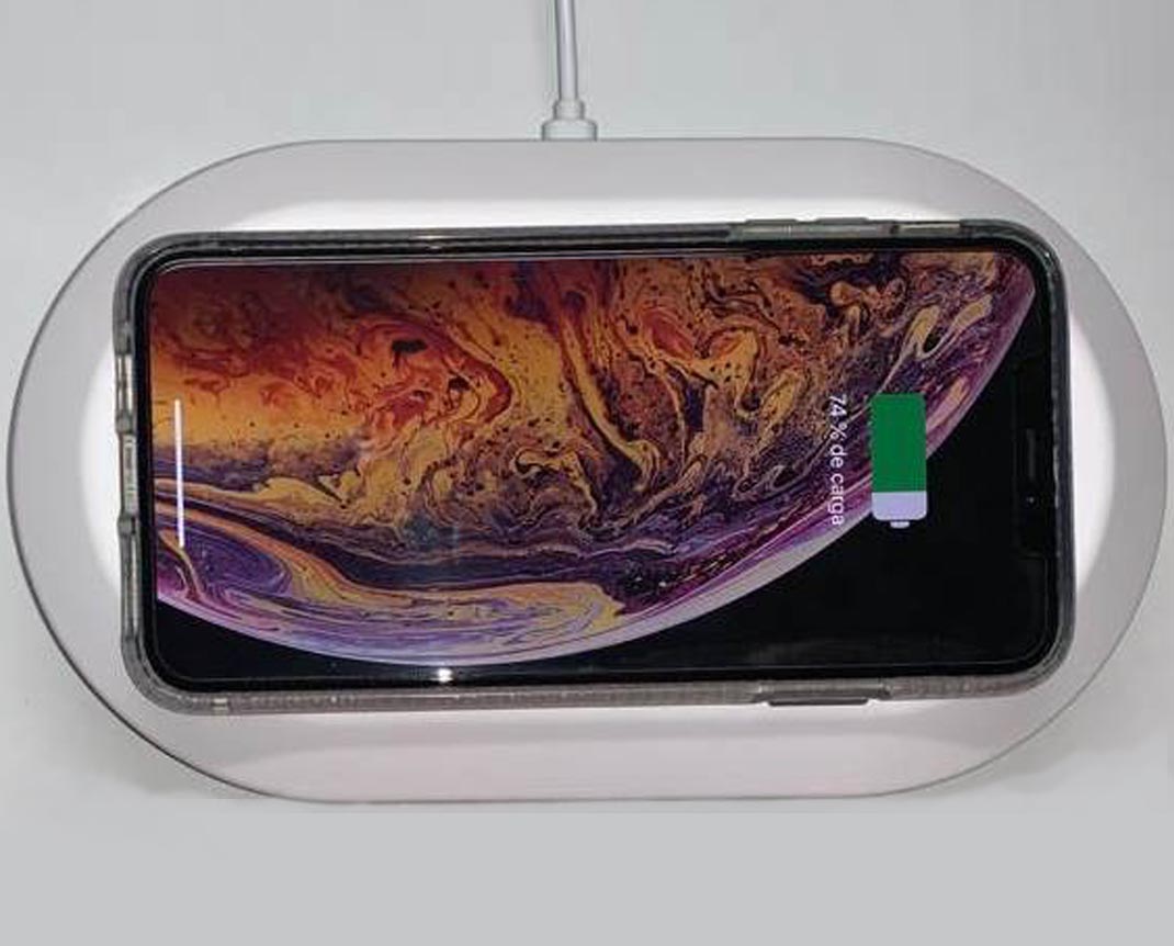 Esterilizador Box UV + Cargador Wireless - foto 3