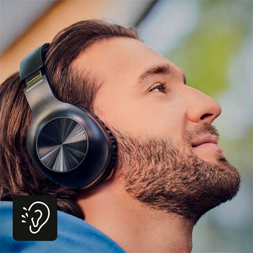 Auriculares Diadema Bluetooth Panasonic RB-HX220BDEK Negro - foto 3