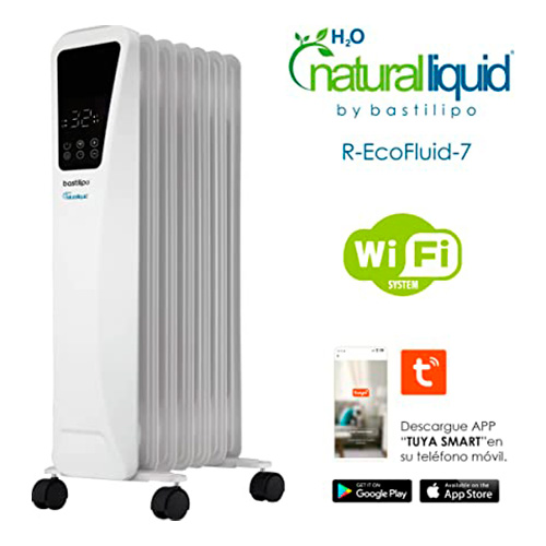 Radiador ecofluid bastilipo 7 elementos alexa wifi conection - foto 2