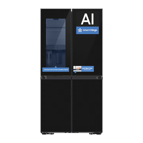 Frigorifico Side by Sid 180x92 4 Puertas Samsung RF65DB970E22EF Negro