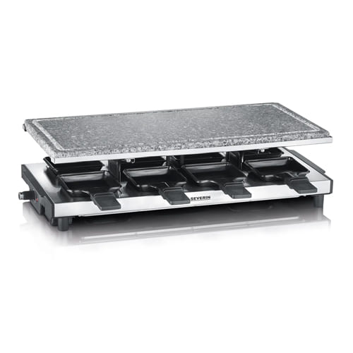 Raclette y Grill 1500w Severin RG2374 Piedra Natural